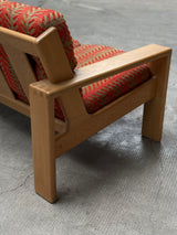 BEAUTIFUL “BONANZA” SOFA IN ITALIAN FABRIC BY ESKO PAJAMIES FOR  ASKO, FINLAND 1970s