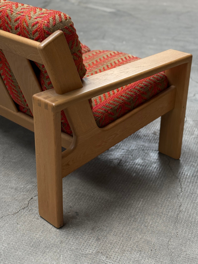 BEAUTIFUL “BONANZA” SOFA IN ITALIAN FABRIC BY ESKO PAJAMIES FOR  ASKO, FINLAND 1970s