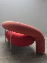 CARLO BARTOLI FOR ROSSI DI ALBIZZATE ‚TUBE‘ SOFA IN KVADRAT WOOL FABRIC, ITALY 1990s