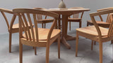 TEAM 7 DINING TABLE & 6 CHAIRS SOLID ALDER WOOD, AUSTRIA 1990s