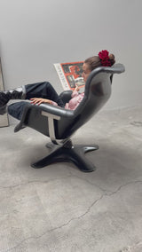 YRJÖ KUKKAPURO FOR HAIMI „KARUSELLI“ SWIVEL CHAIR, FINLAND 1960S