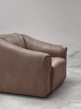 DE SEDE DS-47 ARMCHAIR BUFFALO LEATHER, SWITZERLAND 1970S