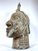 Ife Bronze Kopf Yoruba Stamm Benin Nigeria