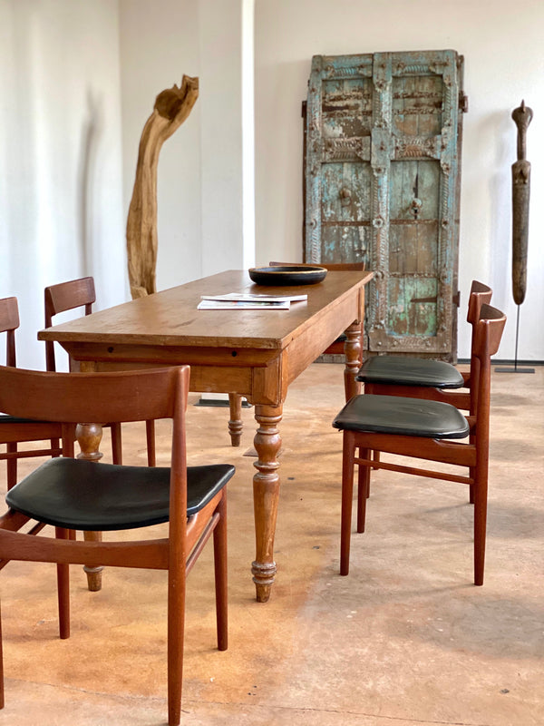 Antiker Französischer Landhaus Esstisch Wirtshaustisch Tisch Dining Table 210cm