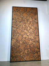 XXL TEAK WOOD WALL ART CARVING RELIEF 248cm