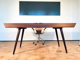 Holz Schreibtisch Desk im skandinavischen Design mit 4 Schubladen