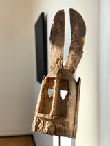 Alte Dogon Walu Antilopen Maske Mali Afrika Hart Holz