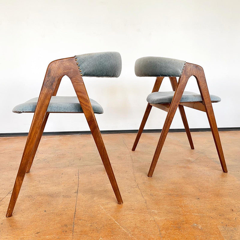 Kai Kristiansen 60er Jahre Vintage Mid-Century Teak Stühle
