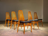 Wunderschönes 6er Set Dänischer Teak Stühle Dining Chairs Vamdrup Stolefabrik Denmark