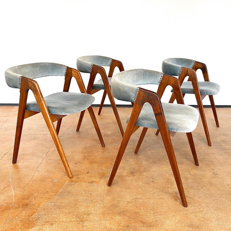 Kai Kristiansen 60er Jahre Vintage Mid-Century Teak Stühle