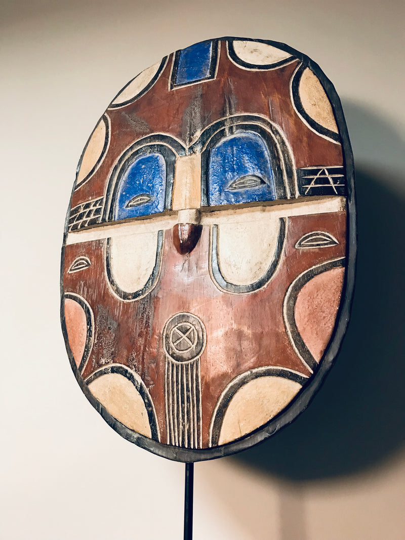 Grosse Afrikanische Teke Maske Afrika Kongo Holz
