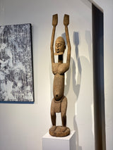 Dogon Tellem Skulptur Figur Mali Afrika Holz Schutzfigur Opferfigur