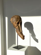Alte „Ntumu“ Maske Der Fang Aus Äquatorialquinea Holz