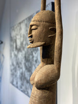 Dogon Tellem Skulptur Figur Mali Afrika Holz Schutzfigur Opferfigur