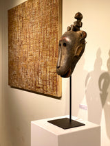 „Buschkuh“ Maske Elfenbeinküste Afrika Hart Holz
