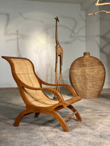 Vintage Teak Holz Lounge Sessel Indonesien