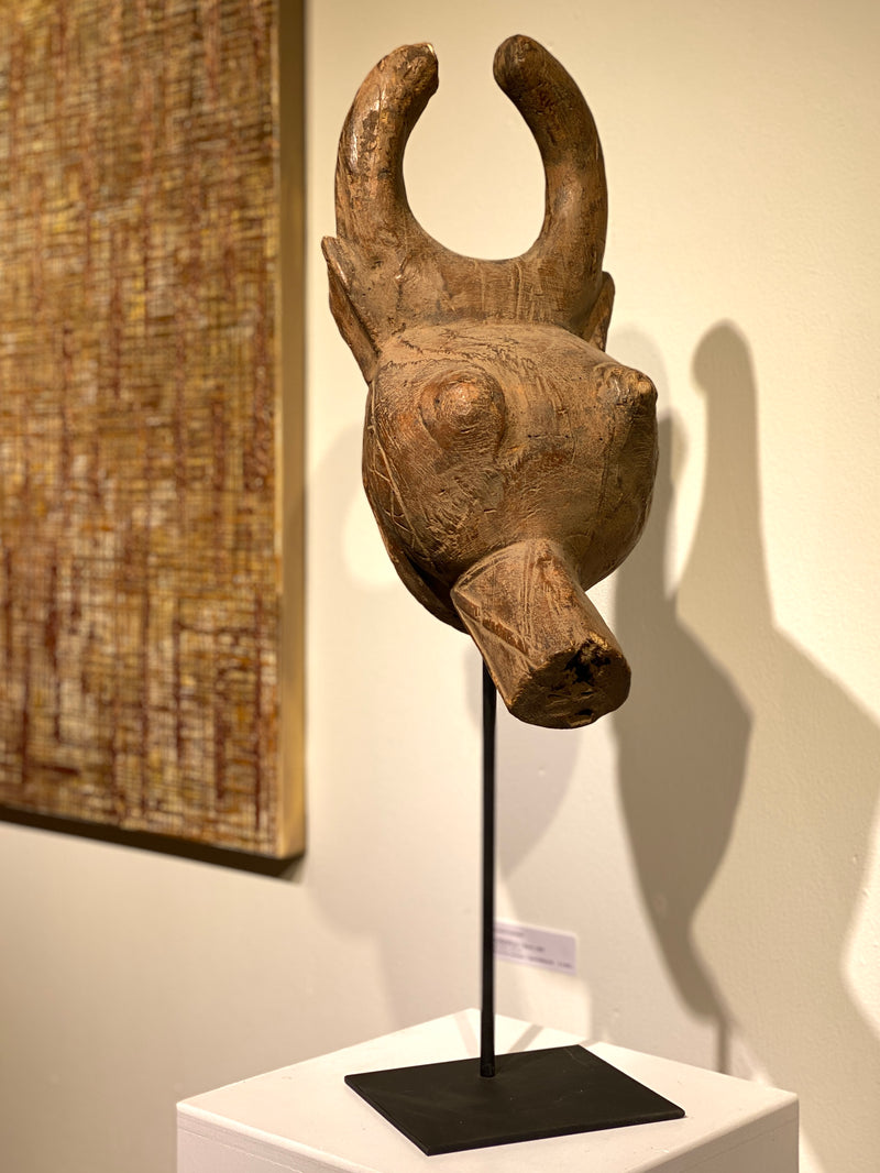 Nunuma Büffel Maske Burkina Faso Hart Holz