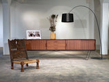 Großes Midcentury Design Vintage Sideboard Auf W-Gestell 290cm
