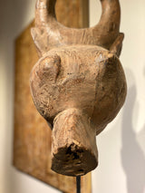 Nunuma Büffel Maske Burkina Faso Hart Holz